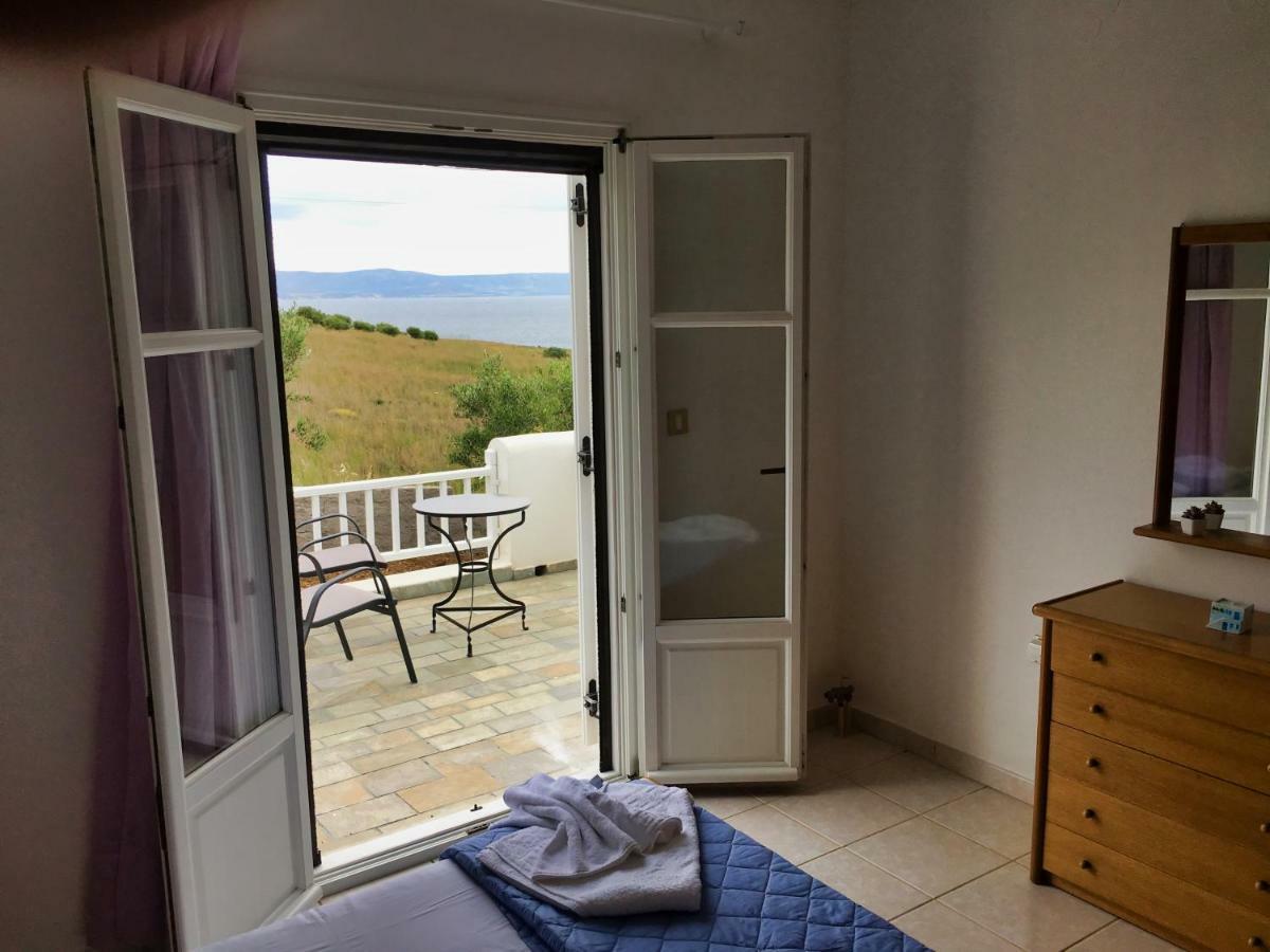 Anthoula'S Sea View Apartment Piso Livadi Luaran gambar