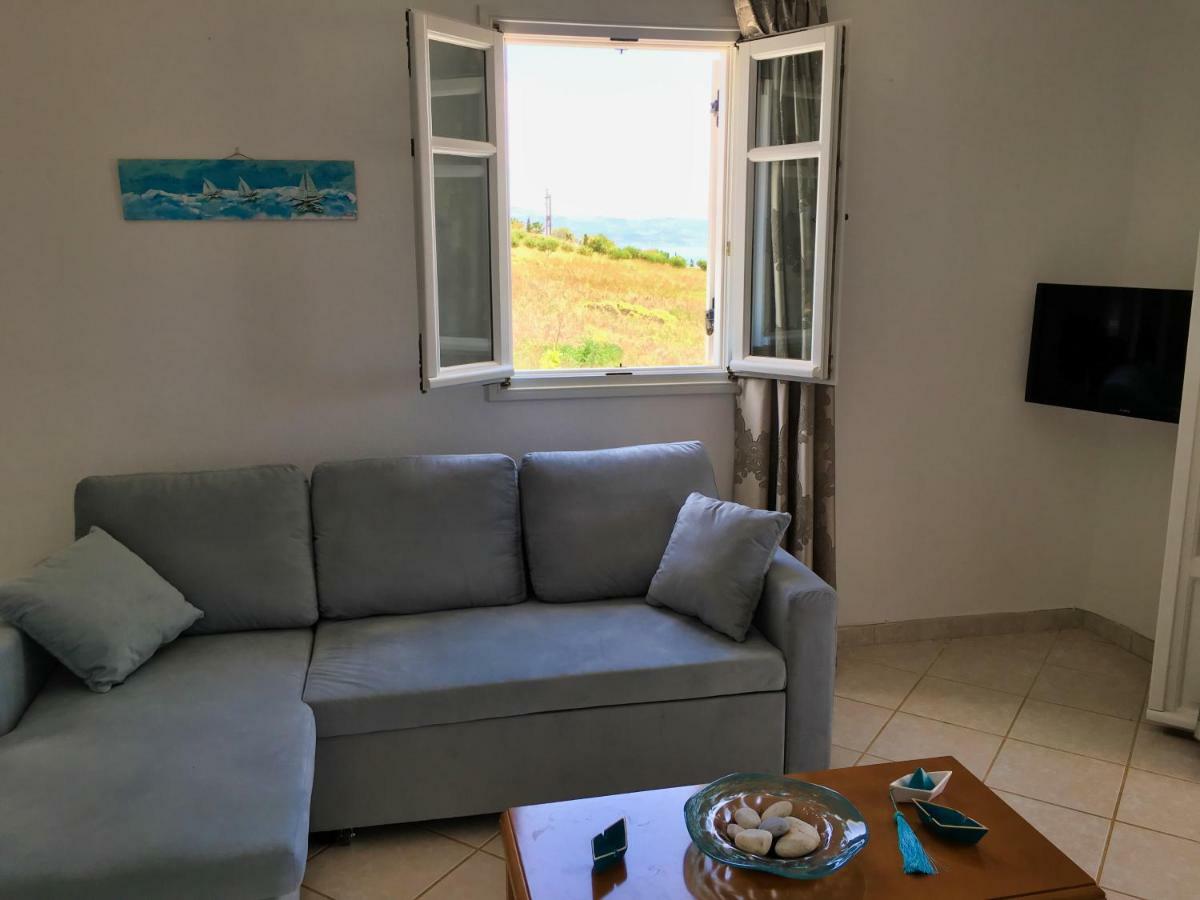Anthoula'S Sea View Apartment Piso Livadi Luaran gambar